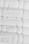 10 Pcs Hotel Foot Towel Curled Footprint 50X70 cm White 20/2 Ring 250 Gr - 5