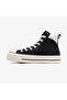 حذاء رياضي من الجلد الأسود للجنسين من Converse Chuck Taylor All Star Puff Lift - 6