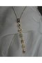 Y Stone Detail Steel Necklace - 3
