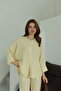 Yellow Lirio Shirt Pants Set - 8674 - 4