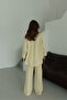 Yellow Lirio Shirt Pants Set - 8674 - 8