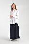 Women's 100% Linen Oversize Relaxed Fit Long Sleeve Shirt – Natural, Breathable, Stylish Design 2001 - 6