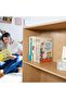 6 Pack Clear Acrylic Closet Shelf Dividers for Clothes, Handbags, Purses, Books - 4