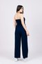 Women's Summer Laci Strapless Linen Look Double Set Elastic High Waist Wide Leg Pants Stylish Daily Comfortable 1142 - 2