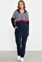 Marine Hooded Tracksuit - Navy Blue
