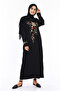Black Embroidered Sile Cloth Dress - 0300-05 - 2