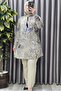 Women's Hijab Clothing Plus Size Palm Pattern Tunic