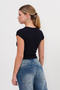 Buttoned Basic T-Shirt P0377 - 5