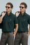 With Logo Cotton Comfort Fit Buttoned Polo Collar 2'Li t Shirt Men t Shirt 111040206S2