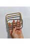 Quadrilateral Bag Handle, Metal Handbag Handle, Metal Handle, Knitting Bag Handle (Pair) Black - 8