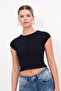 Buttoned Basic T-Shirt P0377 - 6
