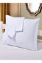 Hotel Standard 2-Piece Pillowcase Set – Polyester, 50x75 cm, White with Stripe - 5