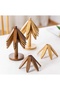 Set of 4 Wooden Trivets - Coaster Fenomen Trivet - Heat Resistant Folding Trivet - 2