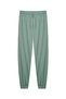 Cotton Corded Women's Pajama Bottoms with Elastic Legs - 4