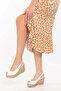 Genuine Leather Heeled Women's Sandals 6678 - 3