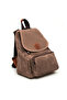 Design 04 Canvas - Leather Women's Dark Mink Backpack - 2