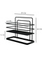 Adhesive Bathroom Shelf Towel Hangers Shelf Shower Shampoo Holder Rack Wall Organizer Organizer Towel Holder - 4