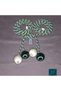 4 Bulk Emerald-Cream (225) Silk String Wrap Fund Tulle Double Curtain Ceiling Tie Accessory