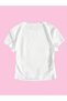 Women's White Sweet Cherry Printed Crew Neck Tight Crop Tshirt - 3