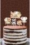 Safari Animals Pastel *toothpick Cake Decoration *thick Paper