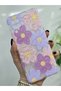 Samsung Galaxy A12 / M12 Compatible Pastel Colored Flowers Patterned Transparent Phone Case - 4