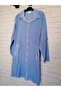 100% Pure cotton, grinded, lycra free, expanding downward, long sleeve, 2 pockets, tunic - 5