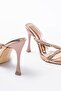 A-60 Women's Rose Stone Platform Heeled Slippers - 4
