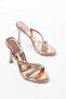 A-60 Women's Rose Stone Platform Heeled Slippers - 3