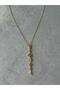 Pink Stone Y Necklace - 3