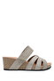 K14107 Kifidis Soft Step Women's Wedge Heeled Cork Slippers 36-41