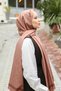 Premium Lux Original Monogram Shawl (Silk Voile, High Quality, Lightweight, Casual, Stylish, Testure Clothing) - 3