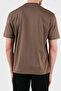 Embossed Logo 100% Cotton Regular Fit Crew Neck t Shirt Men's t Shirt Em001040 - 2