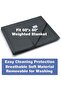 Weighted Blanket 15lbs/6.8kg + Duvet Cover 150x200 cm White - 8