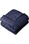 Weighted Blanket 15lbs/6.8kg 150x200 cm for Anxiety, Stress & Sleep Relief Navy Blue