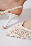 Barse Beaded Women's Evening Dress Shoes Satin - 4