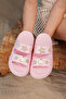 Women's Pink Stone Accessory Eva Slippers 3cm Byndevcbt01 - 4