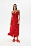 Draped halterneck dress