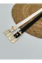 2-Piece Square Buckle Women's Belt, Jacket Belt, Pantalon Belt, Shirt Belt, Dress Belt