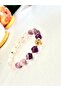 Natural Stone Bracelet Certified. Amethyst, Lepidolite, Pink Quartz, Crystal Quartz