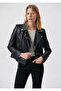 Black Women's Leather Jacket M1110221-900