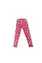 Girl's Set of 4 Patterned Lycra Comfortable Seasonal Long Tights - 4