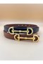 2-Piece Long Buckle Gold Women's Belt Trouser Belt Dress Belt Shirt Belt Pull Belt - 2