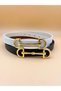 2-Piece Long Buckle Gold Women's Belt Trouser Belt Dress Belt Shirt Belt Pull Belt - 2