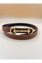 Long Buckle Gold Women's Belt Trouser Belt Dress Belt Shirt Belt Pull Belt - 5