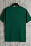 Unisex Bronk City Printed Relaxed Cut Green T-Shirt - 2