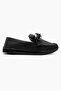 Women's Loafer Shoes Buckle Bow Detail - 6
