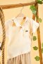 Baby Kids Cream- Beige Cotton 2 Piece Set First Ben Trend Fashion Bottom Top Set - 2