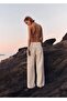 Straight Cut Cotton Trousers - 4