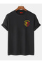 Unisex Cotton Five Star Champion Lion Themed Back and Chest Printed Oversize T-Shirt - 2