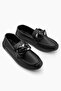Women's Loafer Shoes Buckle Bow Detail - 3